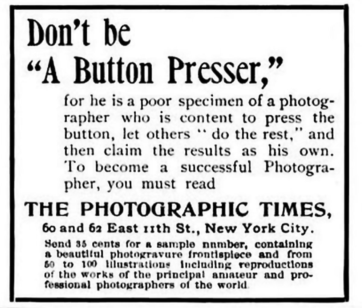 The Controversy Behind Using A Button To Take A Photo