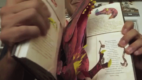 Book opening on Make a GIF
