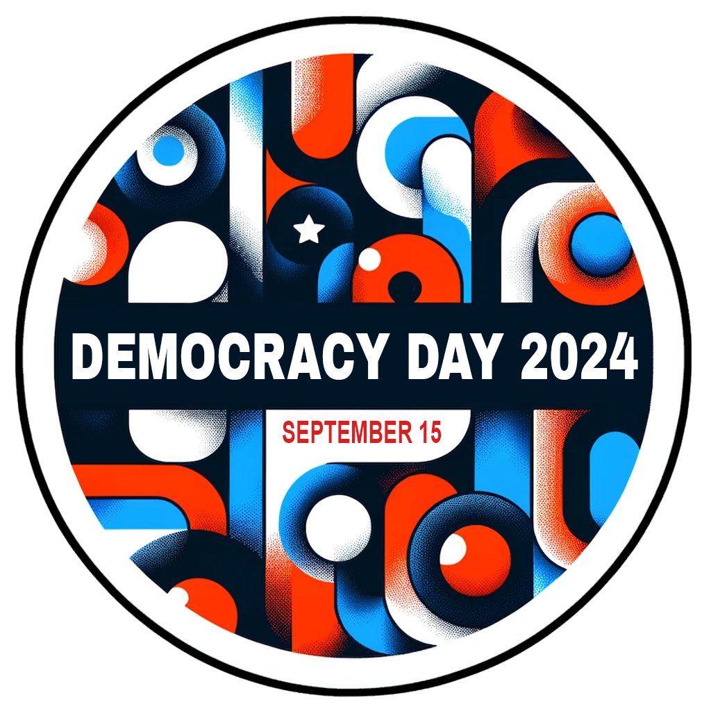 US democracy day logo